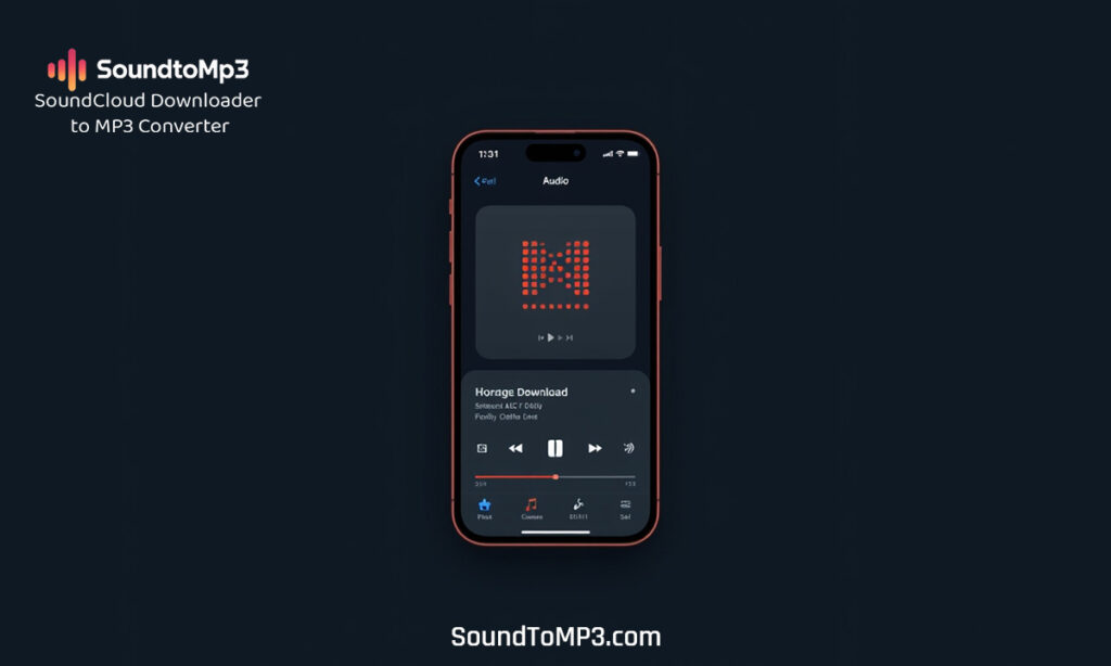 Save SoundCloud MP3 to iPhone Files app