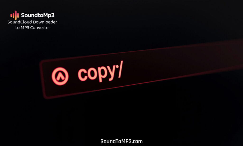 SoundCloud to MP3 copy the link